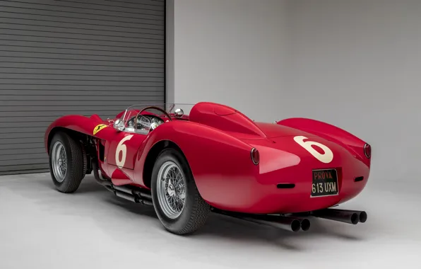 Картинка Ferrari, Classic, 1957, Scuderia Ferrari, 24 Hours of Le Mans, 24 часа Ле-Мана, Classic car, …