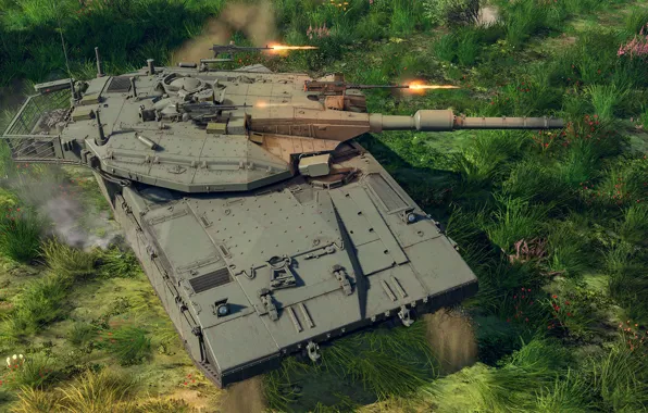Картинка Израиль, Основной боевой танк, Merkava Mk. 3D