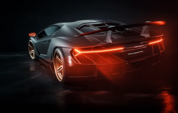 Картинка рендеринг, фары, Lamborghini, суперкар, Centenario