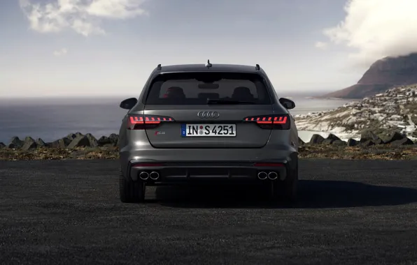 Картинка Audi, вид сзади, универсал, 2019, A4 Avant, S4 Avant