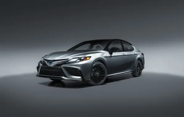 Картинка Toyota, North America, Camry, 2020, Hybrid XSE