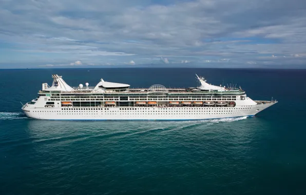 Картинка Океан, Море, Лайнер, Судно, Royal Caribbean International, Пассажирское судно, Cruise Ship, Royal Caribbean Cruises, Passenger …