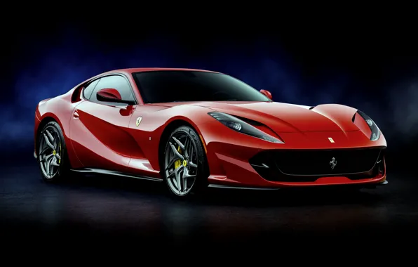 Картинка красный, Ferrari, Superfast, 812