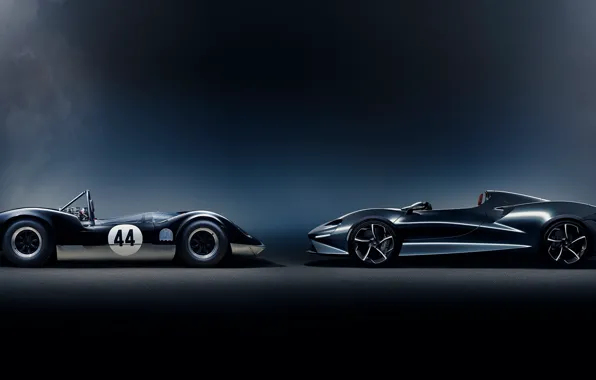 Картинка widescreen, supercars, Mclaren, dark background, McLaren Elva, McLaren Elva M1A