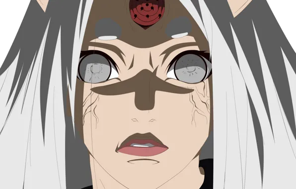 Картинка женщина, Наруто, Naruto, третий глаз