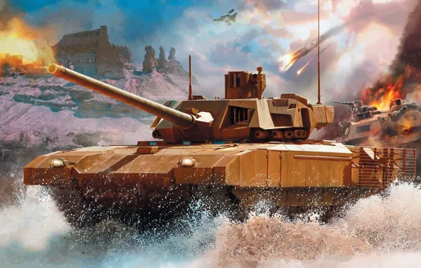 Картинка Армата, Т-14, с необитаемой башней, новейший российский основной танк