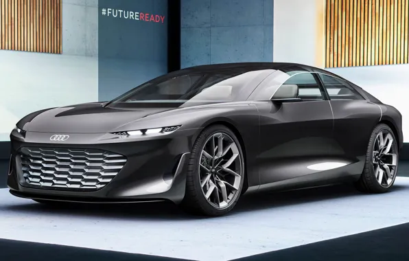 Картинка дизайн, концепт, роскошь, экстерьер, электрический седан, Audi Grandsphere concept, технологии будущего