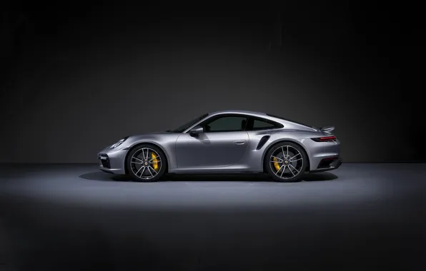 Картинка 911, Porsche, вид сбоку, Turbo S, 2020, 992