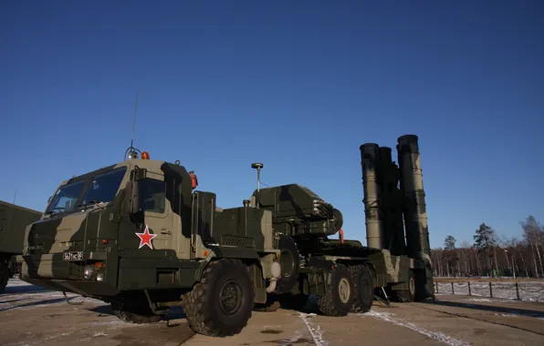 Картинка weapon, winter, russian, missile, S-400 Triumph, S-400, anti-aircraft