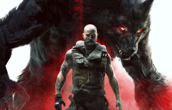 Картинка волк, мужик, оборотень, Werewolf: The Apocalypse – Earthblood