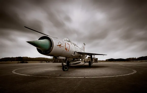 Картинка оружие, самолёт, MiG-21PFM Fishbed