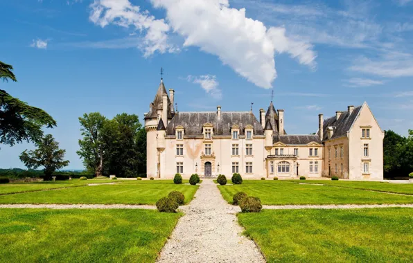 Картинка замок, Франция, архитектура