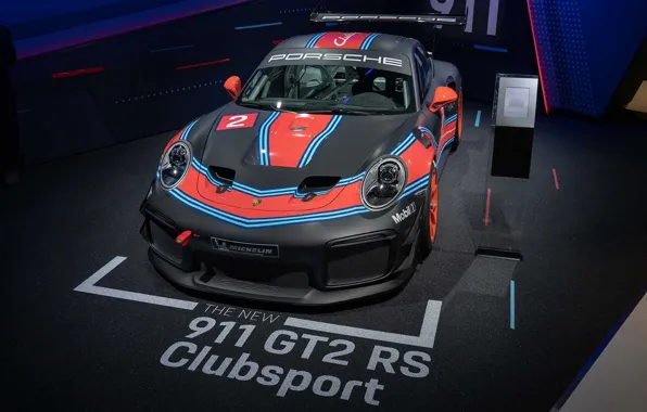 Картинка спорткар, Porsche 911, GT2 RS, экстерьер, Clubsport, 2019, Porsche 911 GT2 RS Clubsport