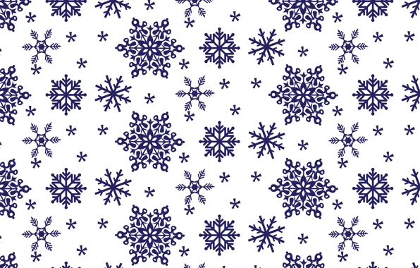 Картинка зима, белый, снежинки, фон, новый год, текстуры