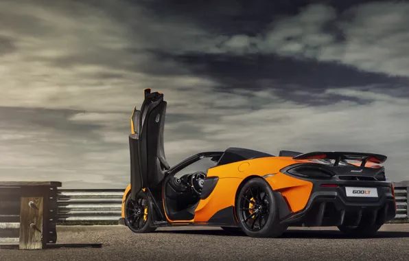 Картинка McLaren, суперкар, Spider, 2019, 600LT, Myan Orange