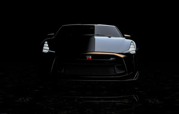 Картинка Nissan, вид спереди, 2018, ItalDesign, GT-R50 Concept