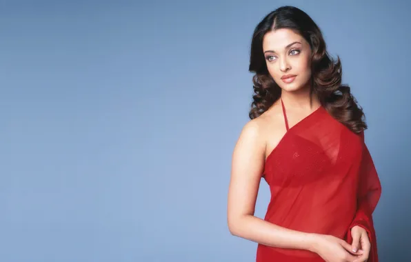 Картинка red, sexy, bollywood, transparent, sari, aishwarya Rai, saari