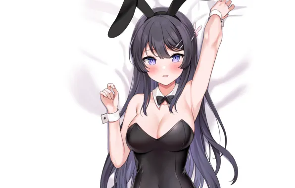 Картинка girl, sexy, rabbit, anime, pretty, babe, usagi, bunny suit, bunny senpai, bunny costume