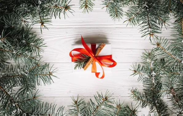Картинка украшения, подарок, Новый Год, Рождество, Christmas, wood, New Year, gift, decoration, Merry, fir tree, ветки …