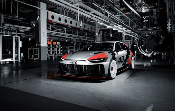 Картинка Concept, Audi, GTO, универсал, RS6, 2020, боковой выпуск