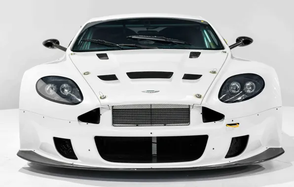 Картинка White, Sport car, FIA GT3, Aston Martin DBRS9