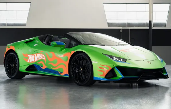 Картинка Lamborghini, Huracan, LB724, 2022, Evo Spyder, Hot Wheels Livery