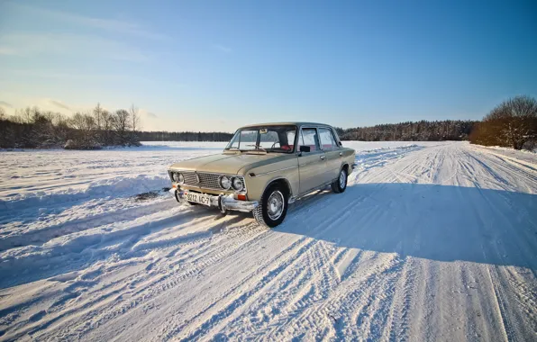 Картинка Lada, Winter, VAZ-2103