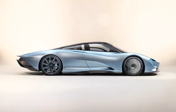 Картинка McLaren, вид сбоку, гиперкар, 2019, Speedtail