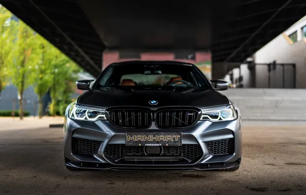 Картинка BMW, седан, вид спереди, Biturbo, BMW M5, Manhart, M5, V8, F90, 2019, 4.4 л., MH5 …