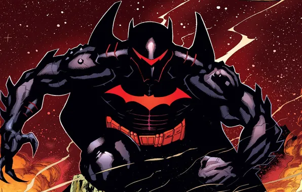Картинка batman, бэтмен, костюм, броня, armor, DC Comics, хэлбэт, hellbat