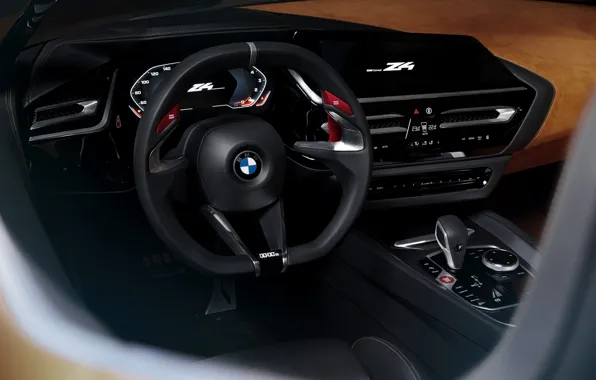 Картинка BMW, руль, родстер, 2017, Z4 Concept