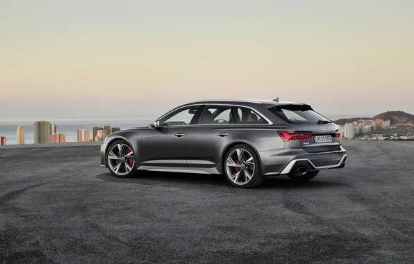 Картинка Audi, вид сзади, Avant, RS6, RS 6, 2019