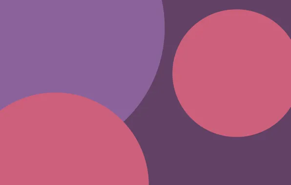 Картинка фиолетовый, круги, розовый, плоский