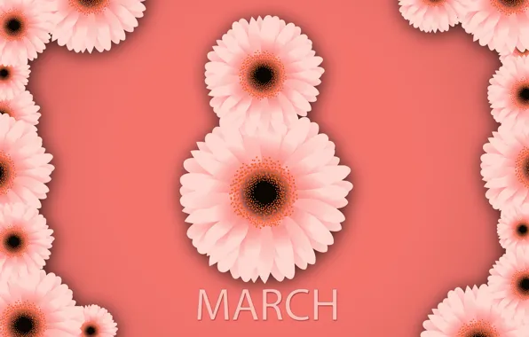 Картинка цветы, happy, 8 марта, хризантемы, flowers, women's day