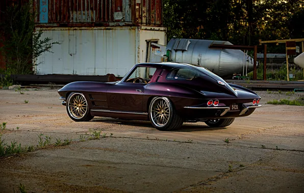 Картинка Corvette, Purple, Coupe