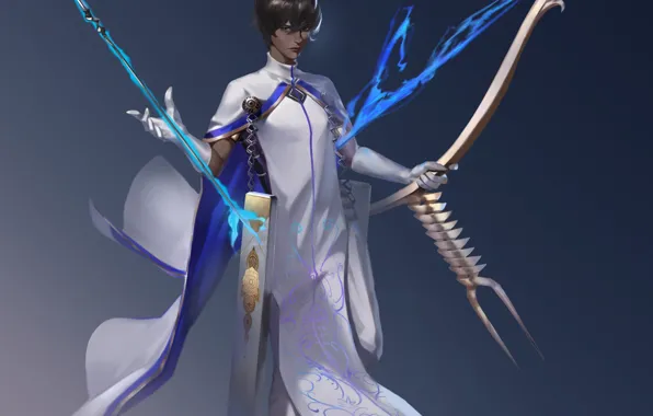 Картинка парень, арчер, Fate / Grand Order, Судьба великая кампания