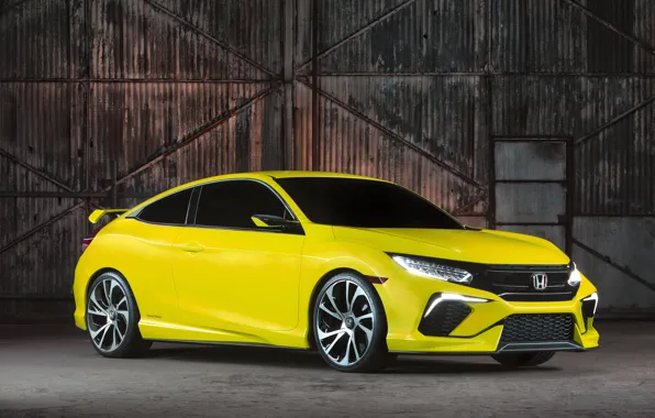 Картинка купе, Honda, 2015, Civic Concept, двухдверное
