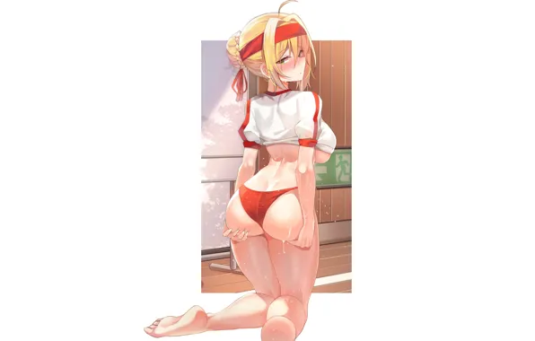Картинка sexy, ass, Anime, saber, pretty, Nero, butt, fate