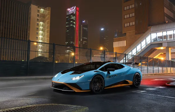 Картинка Lamborghini, Light, Blue, Coupe, Metallic