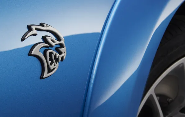 Картинка Dodge, эмблема, logo, Charger, Hellcat, SRT, Widebody, 2019, Daytona 50th Anniversary