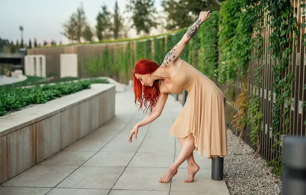 Картинка dance, redhead, pose, Георгий Дьяков