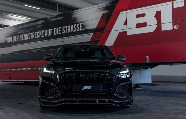 Картинка Audi, Light, Front, Black, ABT, Face, Sight, Signature Edition, 2022, Audi RS Q8, ABT RS …