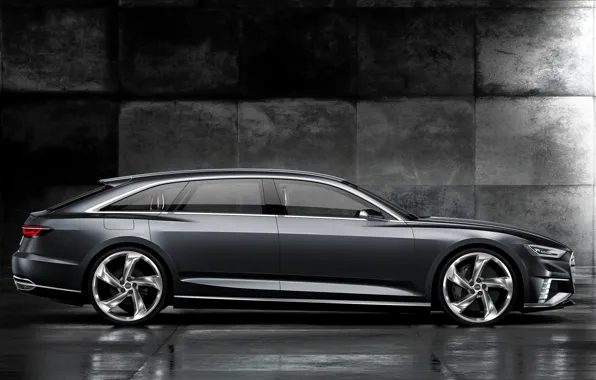 Картинка Concept, Audi, вид сбоку, универсал, Avant, 2015, Prologue