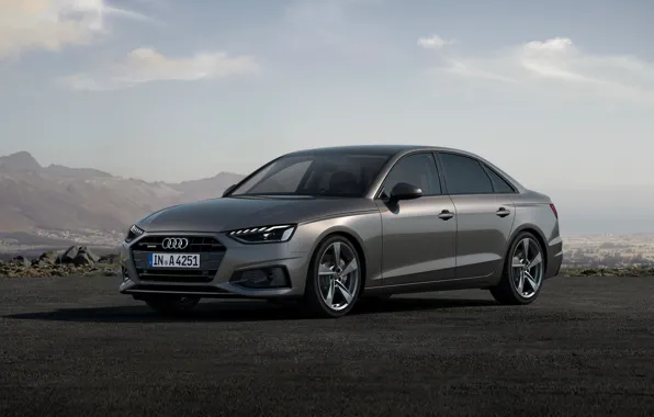 Картинка Audi, седан, Audi A4, четырёхдверный, 2019