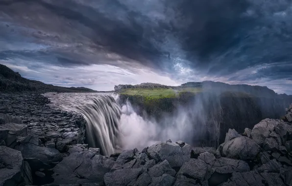 Картинка waterfall, Iceland, Detifoss