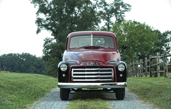 Картинка 150, вид спереди, пикап, GMC, 1949, Pickup Truck, GMC 150