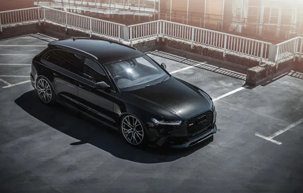 Картинка Audi, Ауди, auto, Black, RS6, рс6