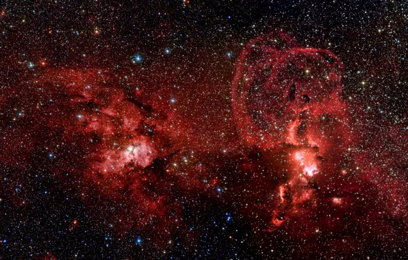 Картинка Nebula, Chili, La Silla Observatory, Constellation Carina, MPG/ESO 2.2-metre telescope, Star formation regions, Southern Milky …