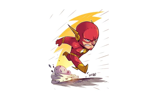 Картинка Flash, DC comics, Derek Laufman