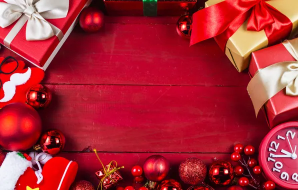 Картинка украшения, Новый Год, Рождество, подарки, Christmas, wood, New Year, gift, decoration, Merry